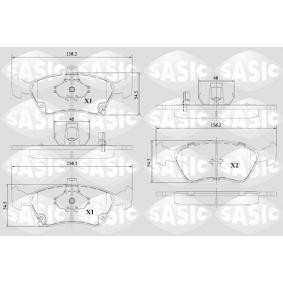 Achetez des Plaquettes de frein SASIC 6216109 à prix pour 32,83 €