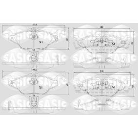 Achetez des Plaquettes de frein SASIC 6216120 à prix pour 34,05 €