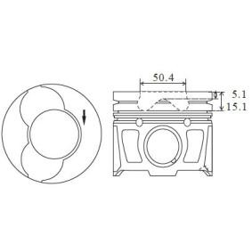 Kolben für PEUGEOT von FAI AutoParts
