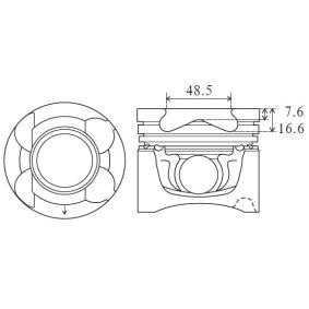 Kolben für NISSAN von FAI AutoParts