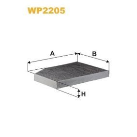 Compre Filtro, ar do habitáculo da WIX FILTERS WP2205 a um preço baixo por 22,09 €