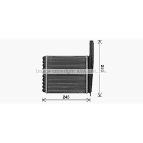 Acquista Scambiatore calore per riscaldamento abitacolo da PRASCO LA6030 a buon mercato per soli 27,95 €