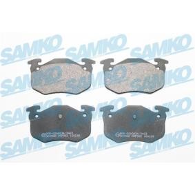 Compre Pastilhas de travão da SAMKO 5SP582 a um preço baixo por 26,20 €