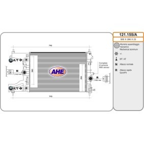 Acquista Radiatore motore da AHE 121.155/A a buon mercato per soli 156,96 €