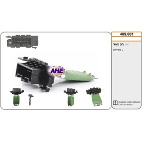 FIAT Vorwiderstand, Elektromotor-Kühlerlüfter von AHE