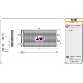 Compre Condensador, ar condicionado da AHE 43837 a um preço baixo por 165,00 €