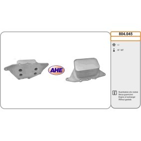 Compre Radiador de óleo, óleo do motor da AHE 804.045 a um preço baixo por 95,58 €