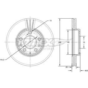 Compre Disco de travão da TOMEX brakes TX 71-41 a um preço baixo por 54,05 €