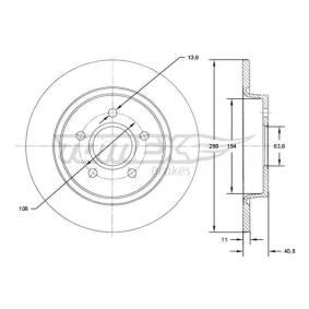 Bremsscheibe von TOMEX brakes