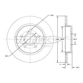 Bremsscheibe von TOMEX brakes