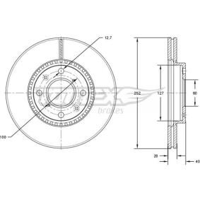 Bremsscheibe TX 72-14 für SUZUKI