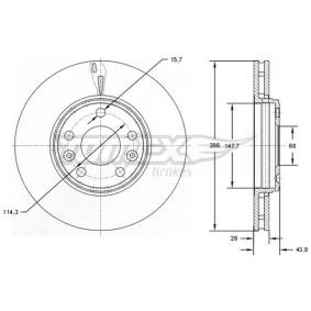 Acquista Disco freno da TOMEX brakes TX 72-51 a buon mercato per soli 65,66 €