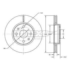 Acquista Disco freno da TOMEX brakes TX 72-52 a buon mercato per soli 45,76 €