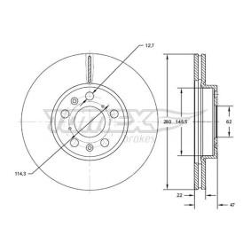 Bremsscheibe TX 72-73 für SUZUKI