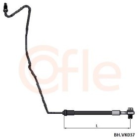 Bremsschlauch für SKODA von COFLE