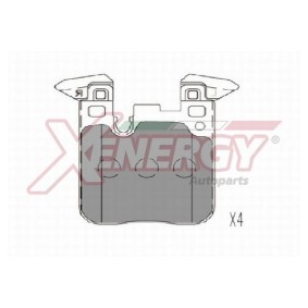 Bremsbeläge für BMW von AP XENERGY