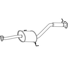 Mittelschalldämpfer HOS-234