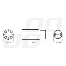 Achetez des Embout d'échappement AMiO 01313 à prix pour 10,09 €