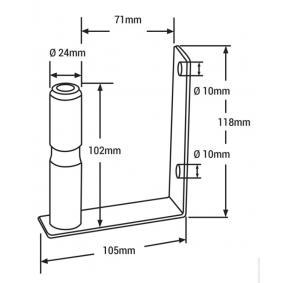 Achetez des Support, gyrophare AMiO 01506 à prix pour 10,95 €