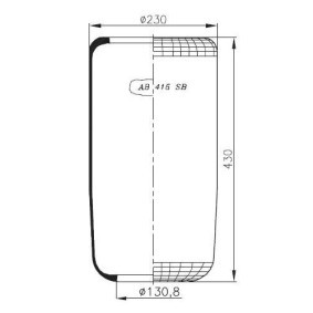 Acquista Soffietto, Sospensione pneumatica da NEOTEC AB415SB a buon mercato per soli 41,24 €