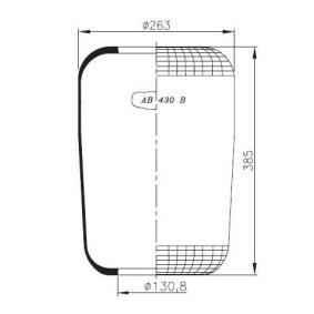 Acquista Soffietto, Sospensione pneumatica da NEOTEC AB430 a buon mercato per soli 48,06 €