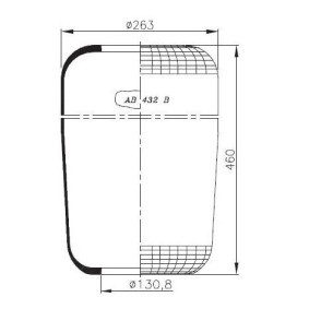 Acquista Soffietto, Sospensione pneumatica da NEOTEC AB432 a buon mercato per soli 67,34 €