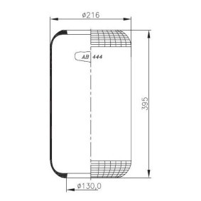 Acquista Soffietto, Sospensione pneumatica da NEOTEC AB444 a buon mercato per soli 40,07 €