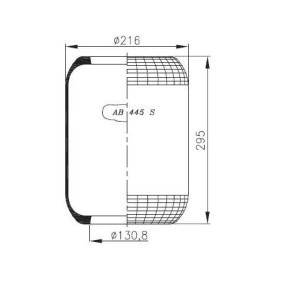 Acquista Soffietto, Sospensione pneumatica da NEOTEC AB445S a buon mercato per soli 35,88 €