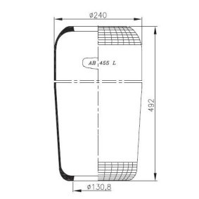 Acquista Soffietto, Sospensione pneumatica da NEOTEC AB455L a buon mercato per soli 45,63 €