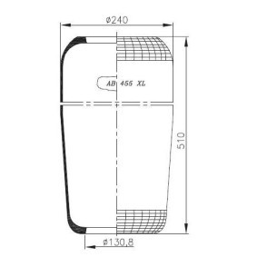 Acquista Soffietto, Sospensione pneumatica da NEOTEC AB455XL a buon mercato per soli 49,64 €