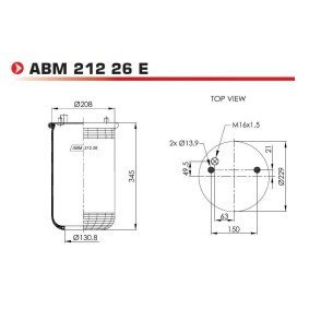 Acquista Soffietto, Sospensione pneumatica da NEOTEC ABM21226E a buon mercato per soli 73,04 €