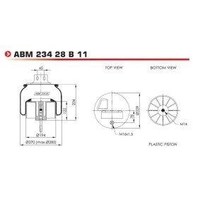 Acquista Soffietto, Sospensione pneumatica da NEOTEC ABM23428B11 a buon mercato per soli 95,89 €