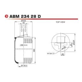 Acquista Soffietto, Sospensione pneumatica da NEOTEC ABM23428D a buon mercato per soli 79,22 €