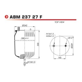 Acquista Soffietto, Sospensione pneumatica da NEOTEC ABM23727F a buon mercato per soli 88,63 €
