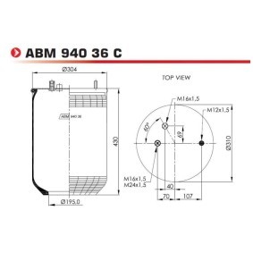 Acquista Soffietto, Sospensione pneumatica da NEOTEC ABM94036C a buon mercato per soli 90,99 €