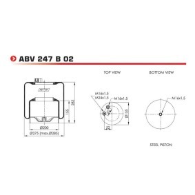 Acquista Soffietto, Sospensione pneumatica da NEOTEC ABV247B02 a buon mercato per soli 109,55 €