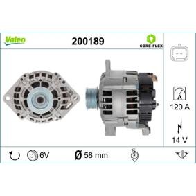 Køb Generator af VALEO 200189 til den lave pris 1889,00 DKK