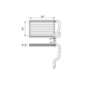 Acquista Scambiatore calore per riscaldamento abitacolo da VALEO 811568 a buon mercato per soli 85,82 €