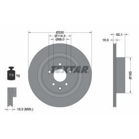 Bremsscheibe 92319703 von TEXTAR günstig für 67,43 € online kaufen