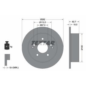 Acquista Disco freno da TEXTAR 92322203 a buon mercato per soli 66,51 €
