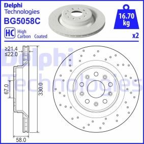 Bremsscheibe BG5058C