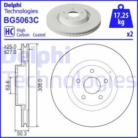 Bremsscheibe von DELPHI