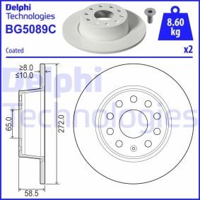 Bremsscheibe von DELPHI