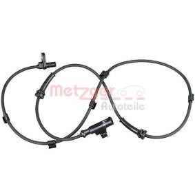 Acquista Sensore ABS da METZGER 09001231 a buon mercato per soli 32,54 €