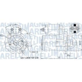 Compre Motor de arranque da MAGNETI MARELLI 063721469010 a um preço baixo por 125,84 €
