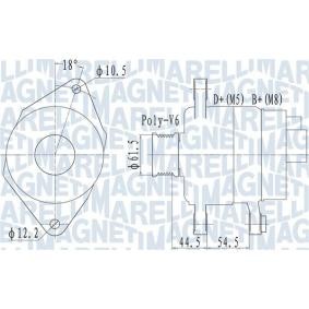 Lichtmaschine 063731558010 von MAGNETI MARELLI günstig für 209,37 € online kaufen