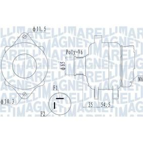 Lichtmaschine für CHRYSLER von MAGNETI MARELLI