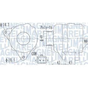 Lichtmaschine 063732110010 von MAGNETI MARELLI günstig für 192,70 € online kaufen