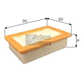 Køb Luftfilter af CLEAN FILTER MA3482 til den lave pris 86,57 DKK