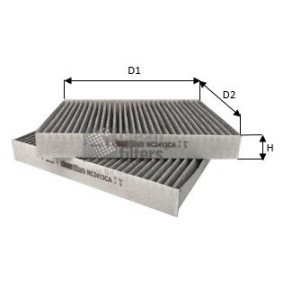 Compre Filtro, ar do habitáculo da CLEAN FILTER NC2413CA a um preço baixo por 55,09 €